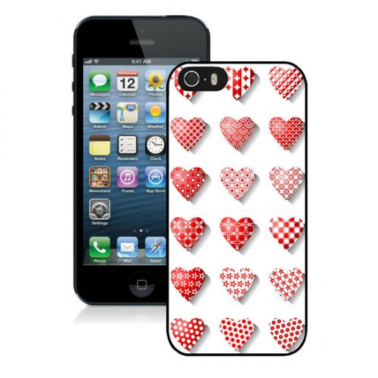 Valentine Cute Heart iPhone 5 5S Cases CDE - Click Image to Close